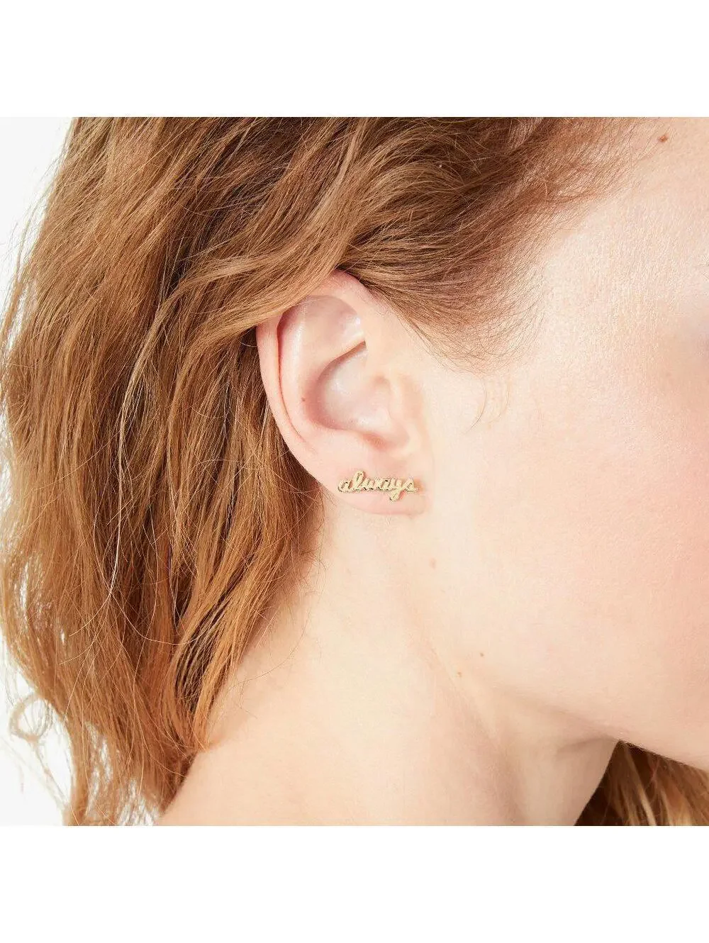 Kate Spade Say Yes Love Always Asymmetrical Stud Earrings